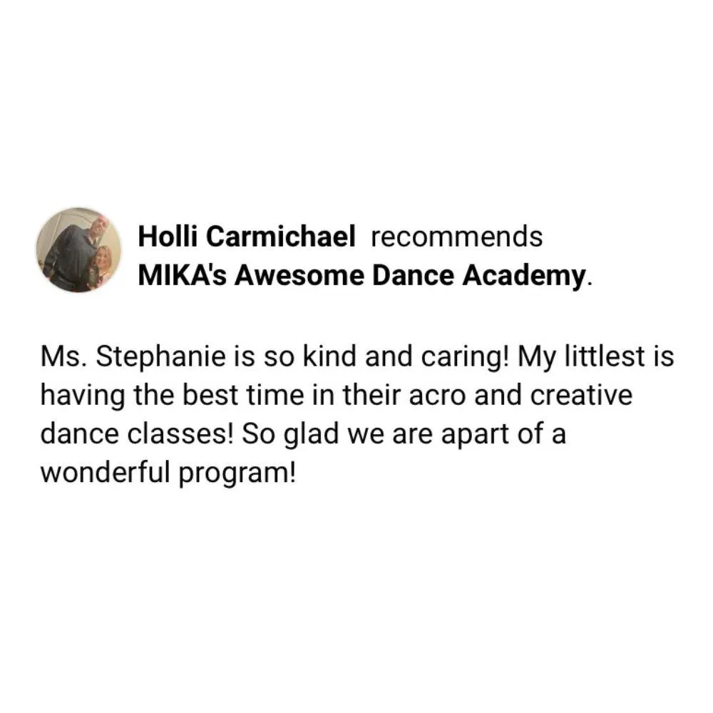 Review for MIKA's Awesome Dance Academy