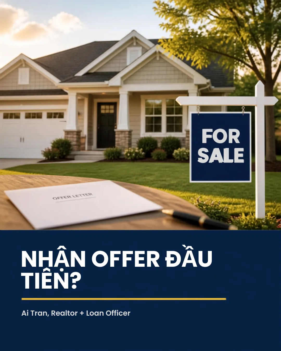 Có Nên Nhận Offer Đầu Tiên Khi Bán Nhà?