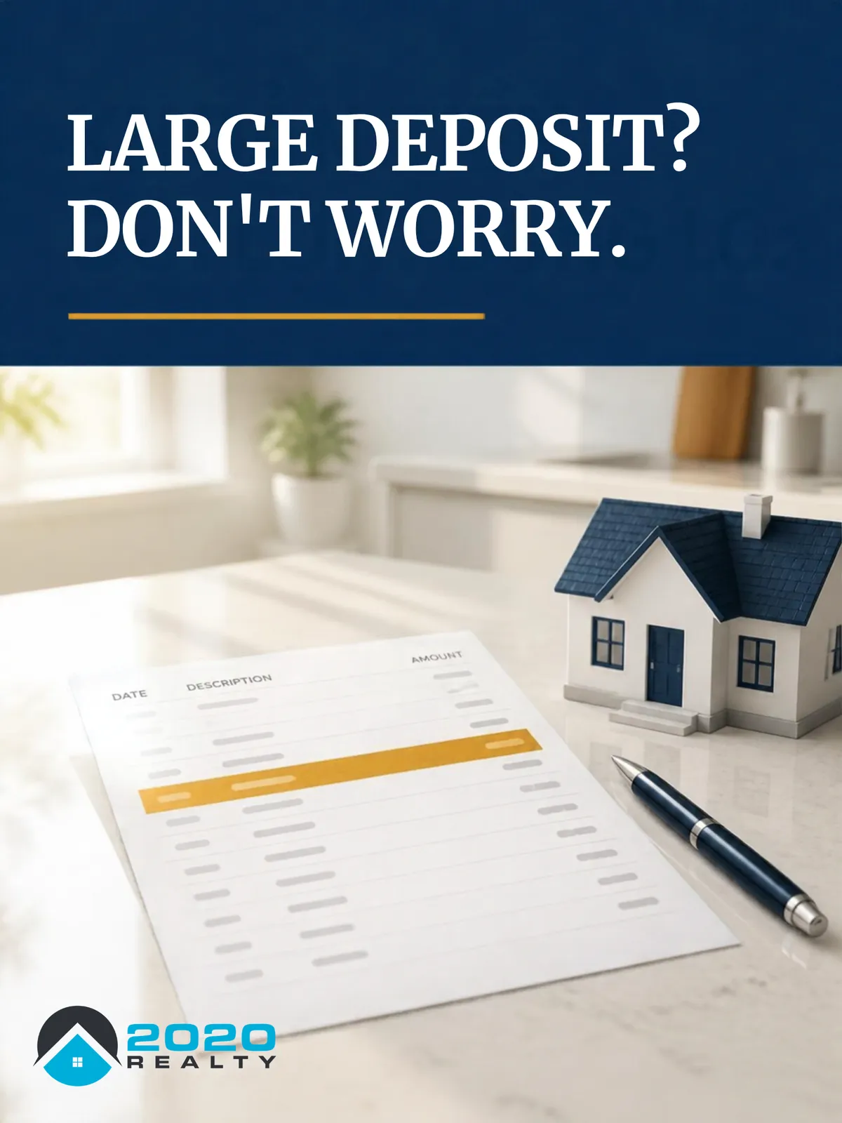 Why Is My Lender Asking Me to Explain a Large Deposit in My Bank Account?