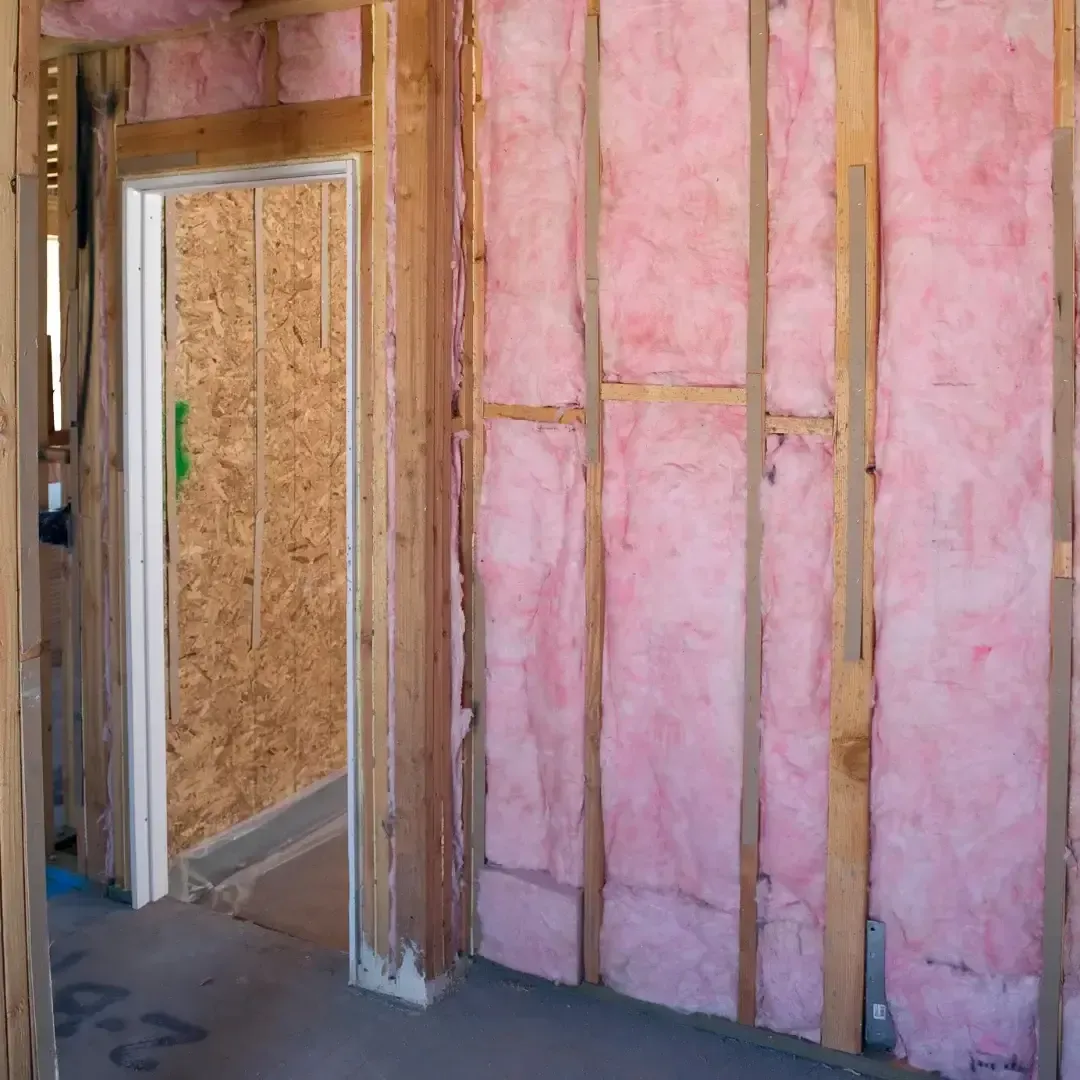 Old crawl space insulation removed to improve energy efficiency in Panama City FL by Blue Line Insulation