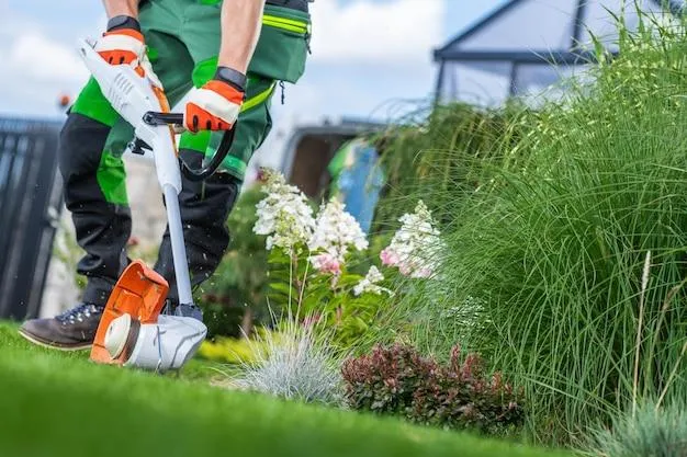 Young girl vacuuming a striped rug in a living room.