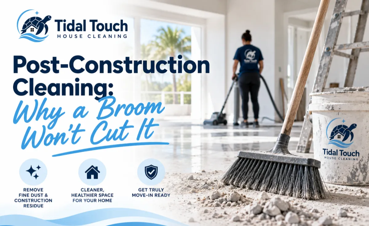 Post-construction cleaning for Cape Coral homes after building or renovation work