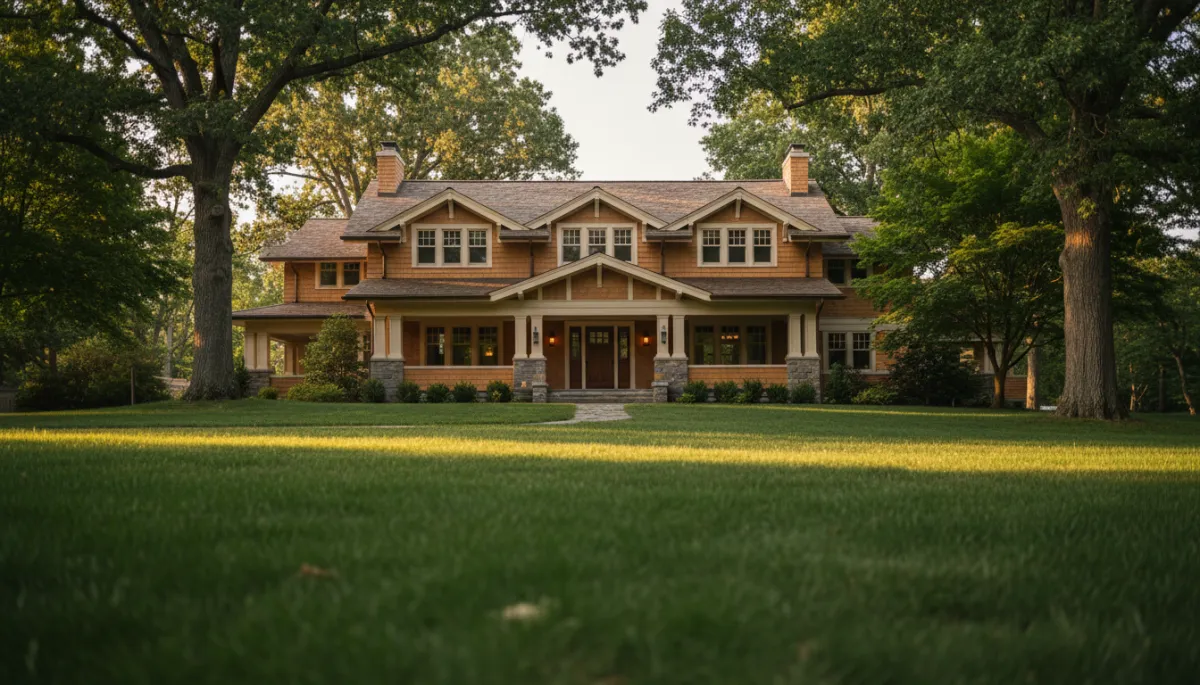 Premium craftsman home representing trust and heritage