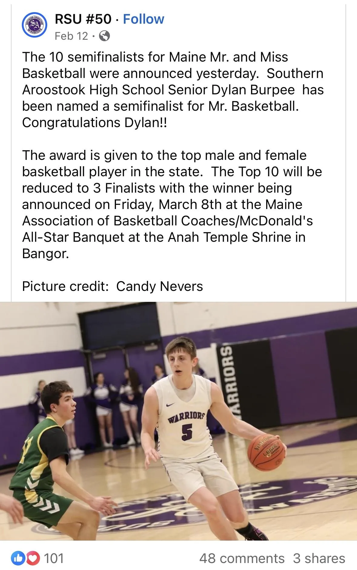 Dylan was able to use what he learned Working with SHB to become a top 10 player in his state 