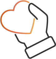 Illustrated icon representing the value 'keep it real'