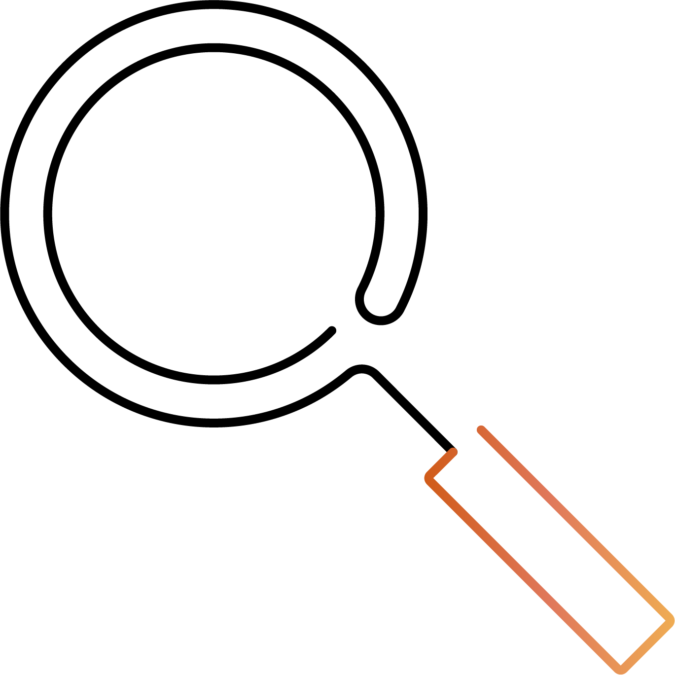 Illustrated icon representing the value 'make it stick'