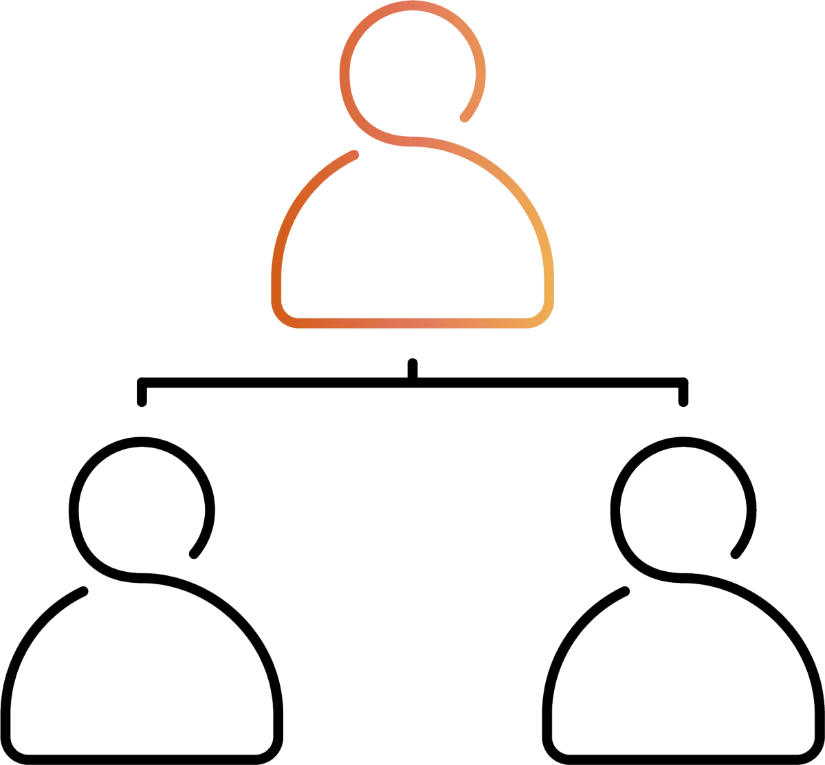 Illustrated icon representing leadership training.