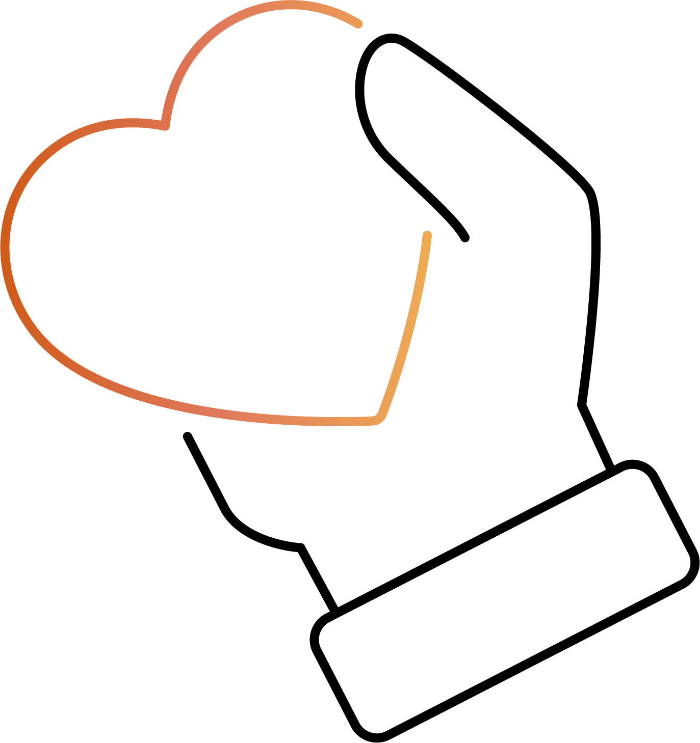 Illustrated icon representing the value 'keep it real'