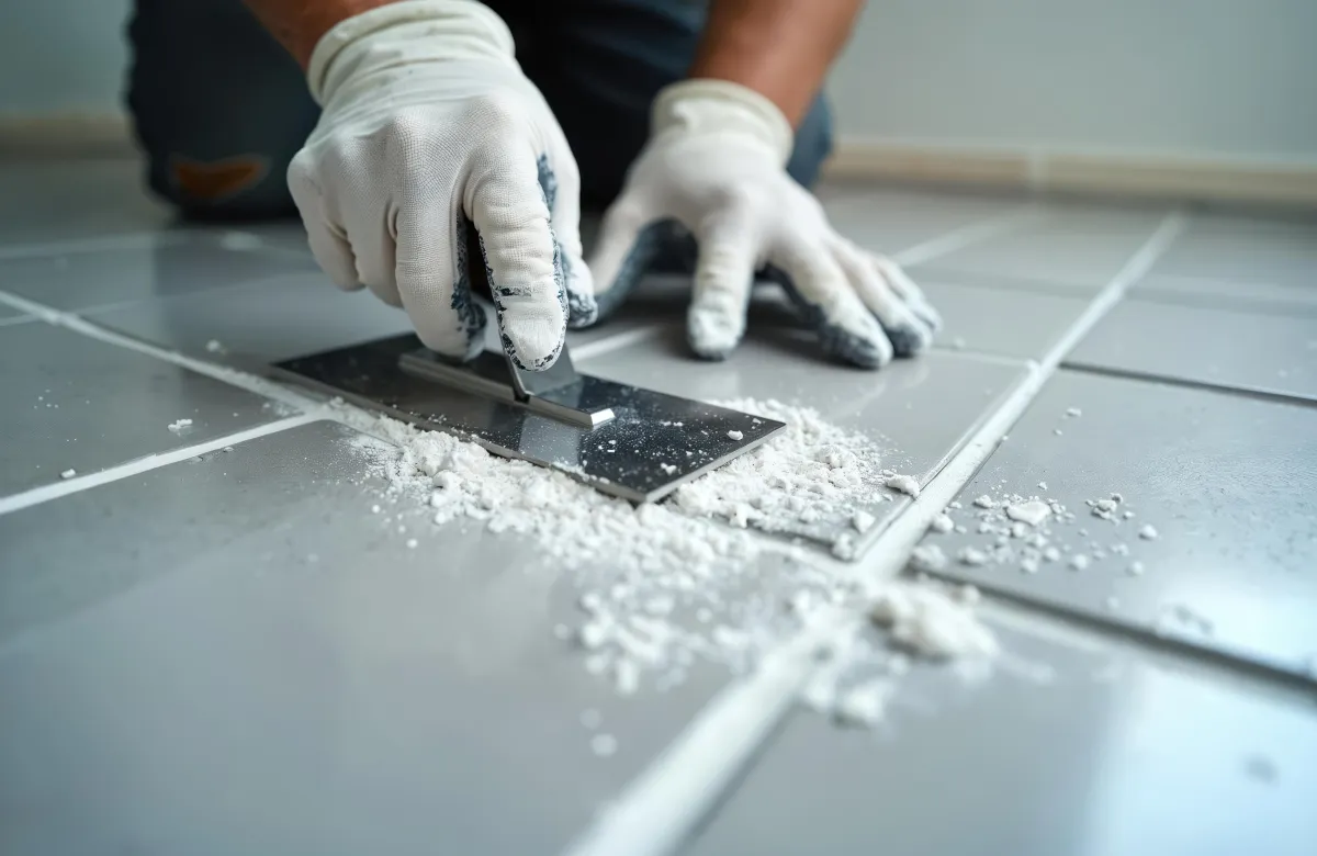 Parker Built Construction crew installing a wooden fence panel for a residential property