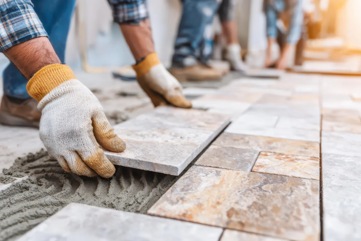 Set of quality materials used by Parker Built Construction