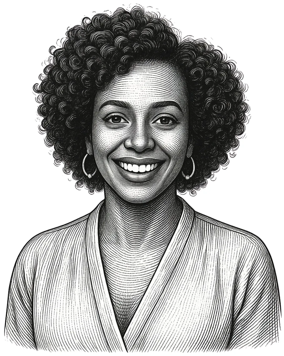 Portrait of Miriam Thorne, 56, course graduate