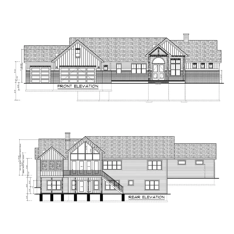 Home Elevation Sanctified Homes & Construction - Wisconsin Homebuilders