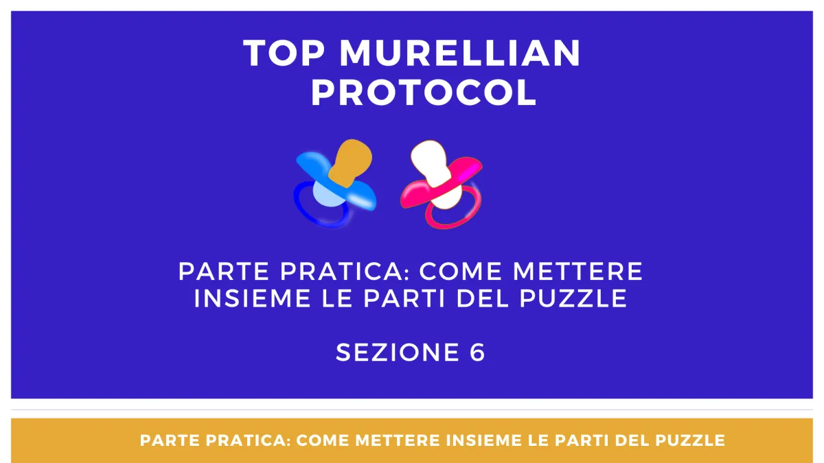 come mettere insieme le parti del puzzle; top murellian protocol; riserva ovarica al top; migliorare la riserva ovarica