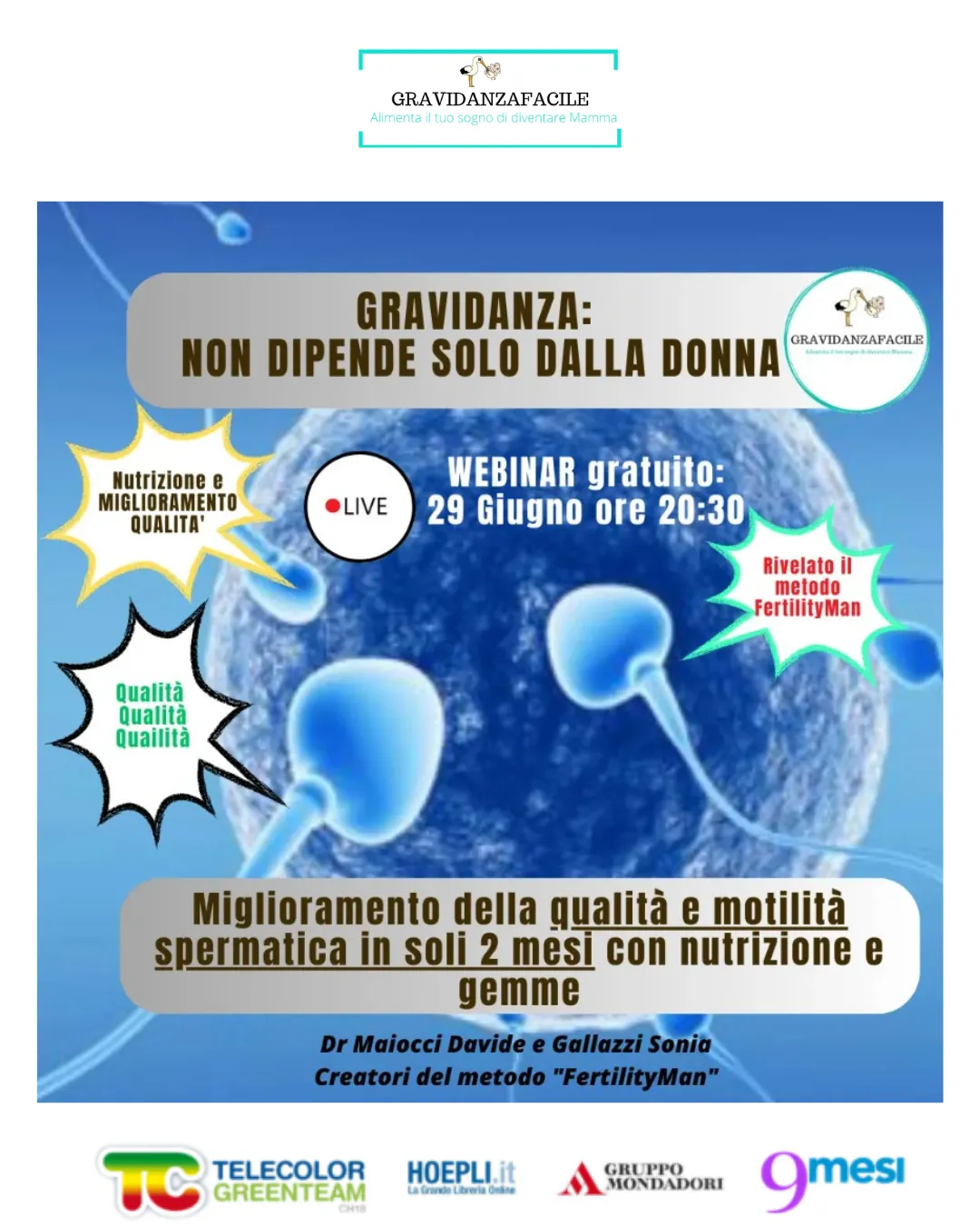 scarsa motilità; qualità spermatica; spermatozooi poco mobili; oligospermia; azospermia; scarsa motilità; zinco spermatozooi