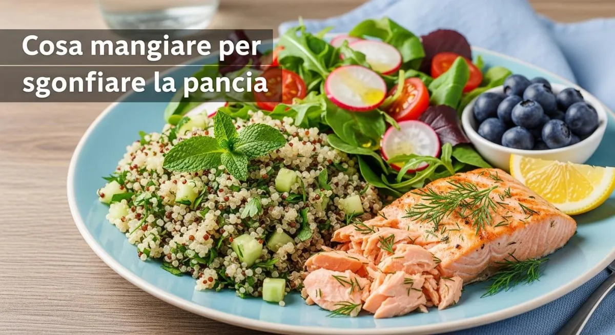 cosa mangiare per pancia gonfia