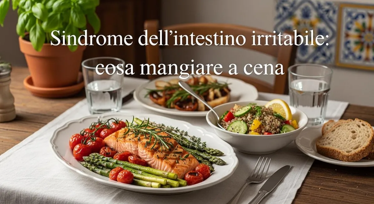 cosa mangiare a cena colon irritabile