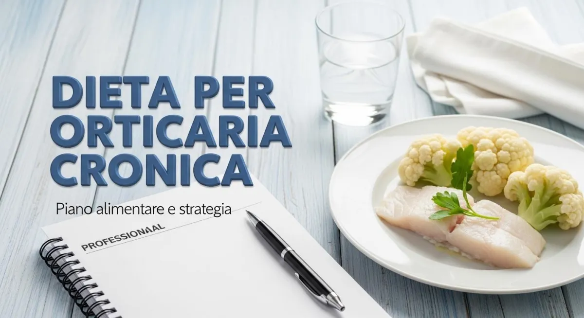 Dieta per orticaria cronica: piano alimentare e strategia