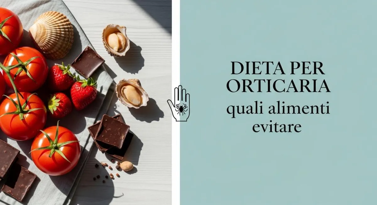 Dieta per orticaria: cosa evitare?
