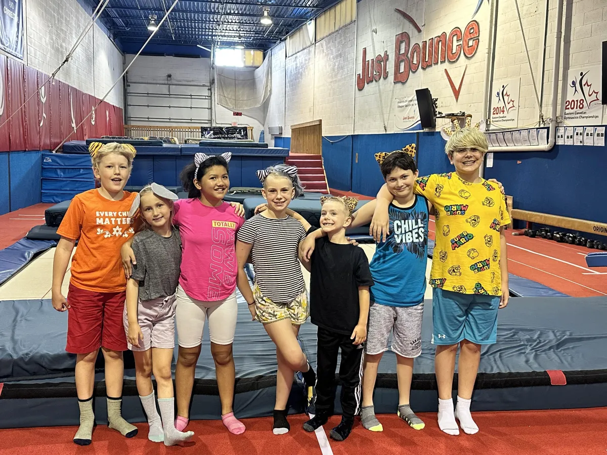 Trampoline camp at Just Bounce in Toronto