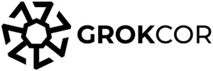 Logo for GrokCor, the world's first AI Agency