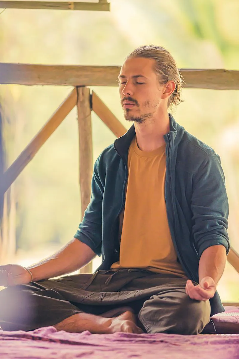 Benjamin en méditation 