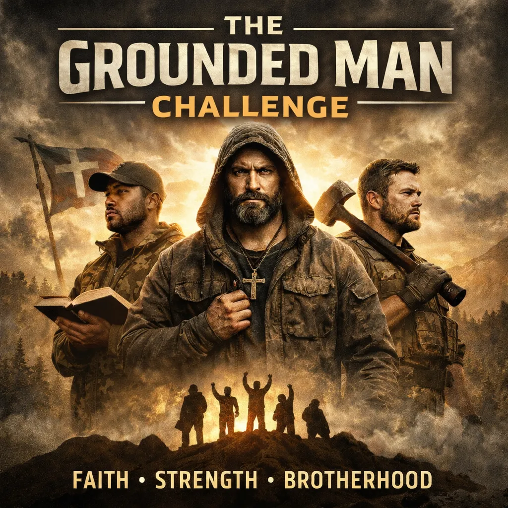 Grounded Man Challenge Christian men's transformation program faith brotherhood outdoor adventure