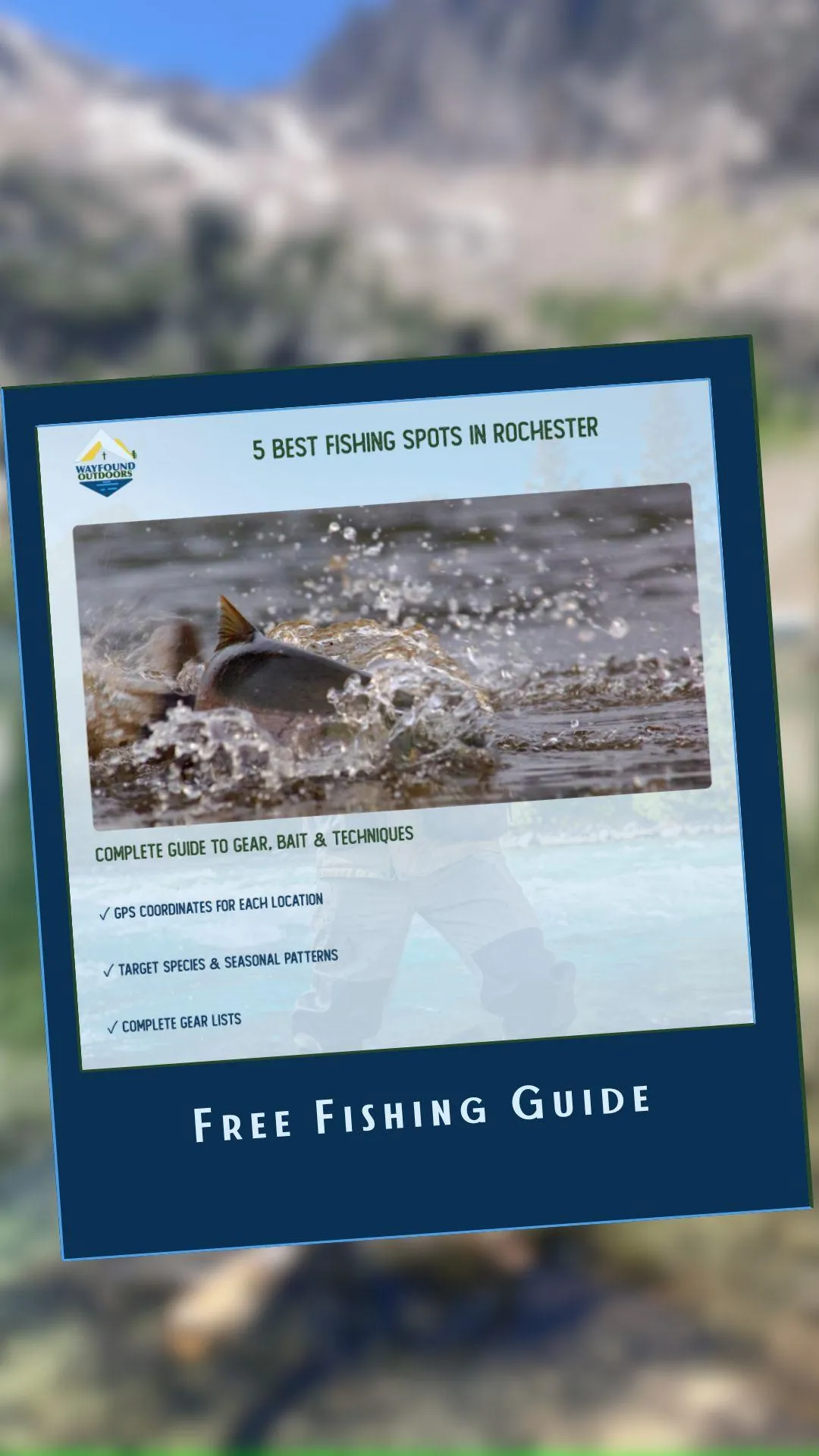 Rochester fishing guide PDF cover 5 best locations free download Wayfound Outdoors