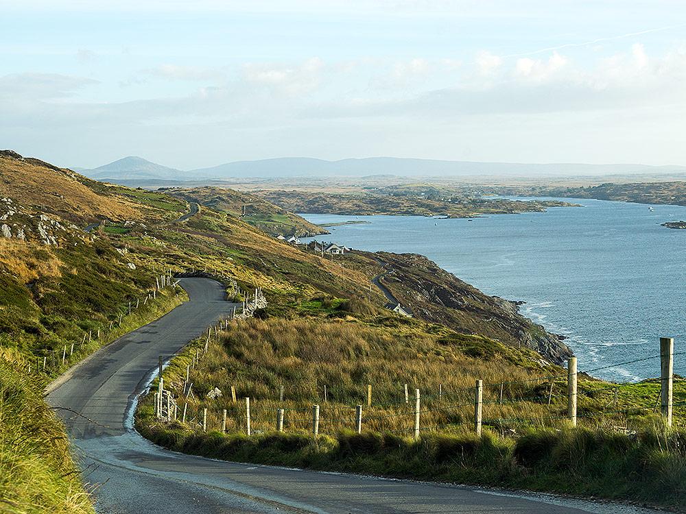 The spectacularly scenic Sky Road in Clifden