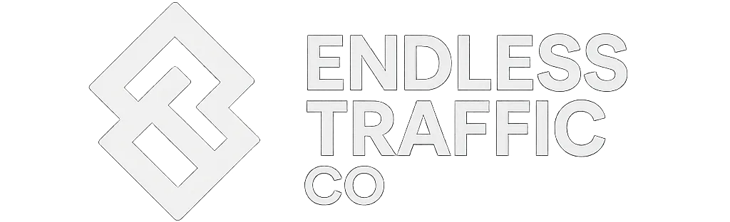 Endless Traffic Co logo representing expert copywriting services, free marketing courses, and weekly business growth insights.