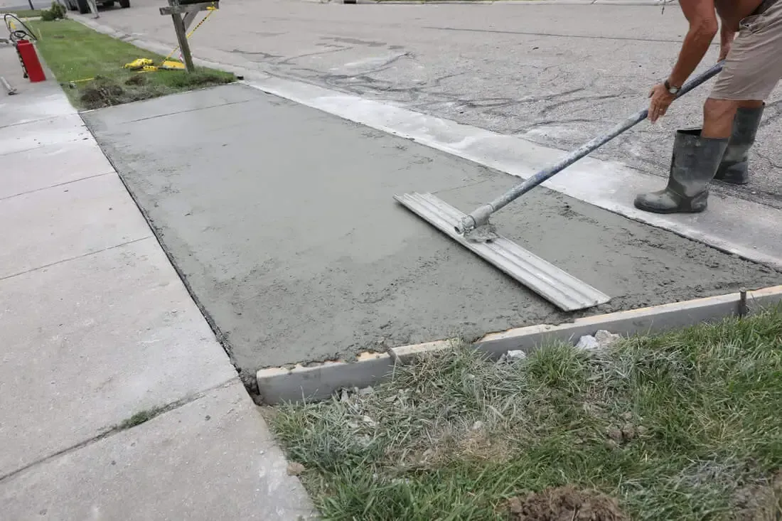 concrete working in progress