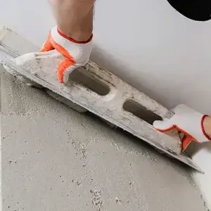 laying stucco concrete