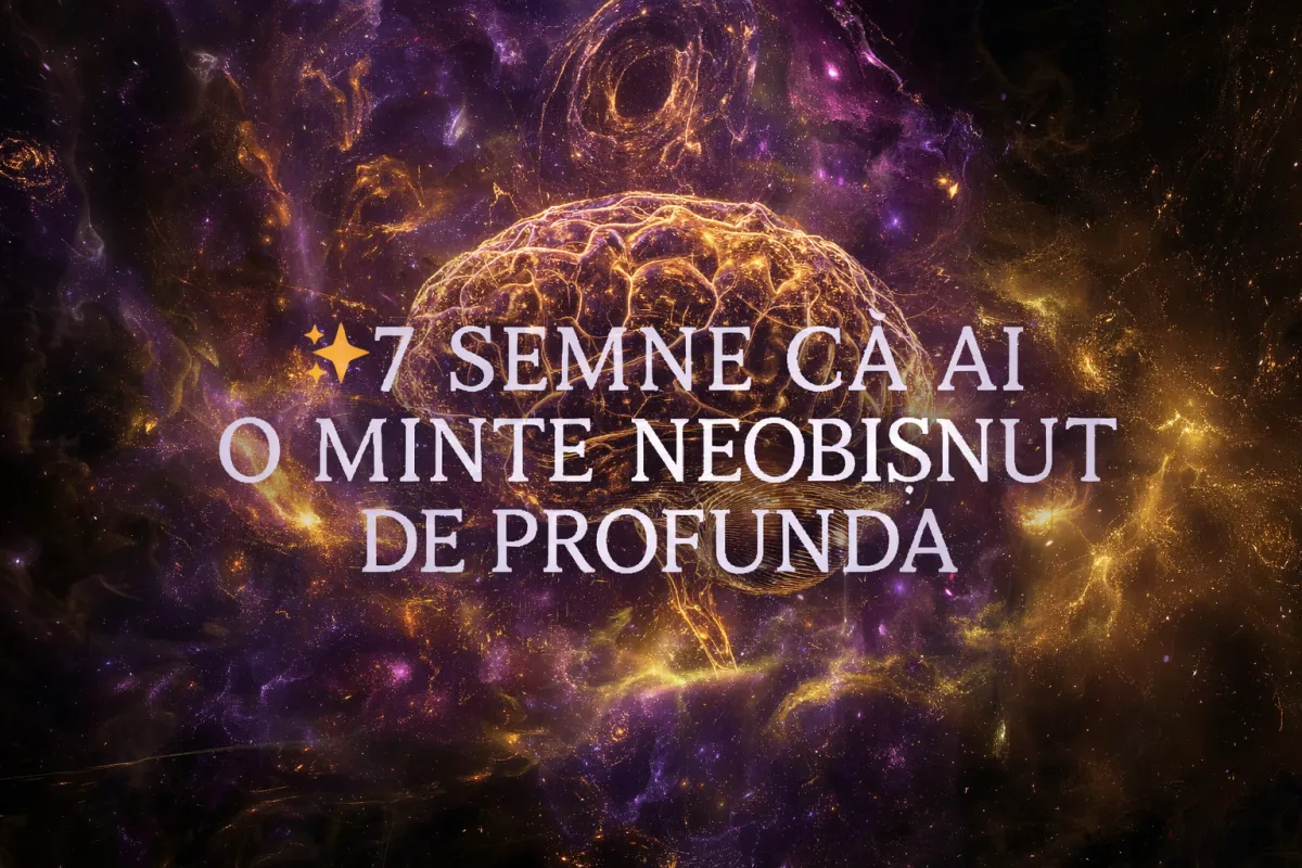 🤯✨7 semne că ai o minte mai profundă decât majoritatea oamenilor