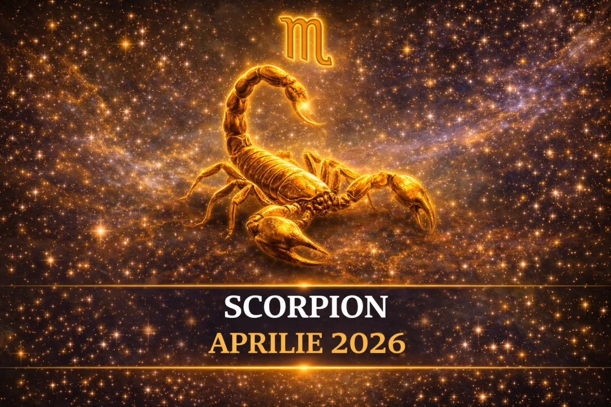 ♏ Horoscop Scorpion Aprilie 2026: transformarea ta nu mai poate rămâne secretă