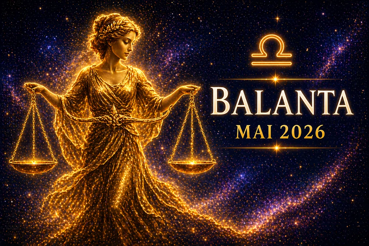 ♎Horoscop Balanță Mai 2026: deciziile pe care le amâni costă mai mult decât cele pe care le greșești