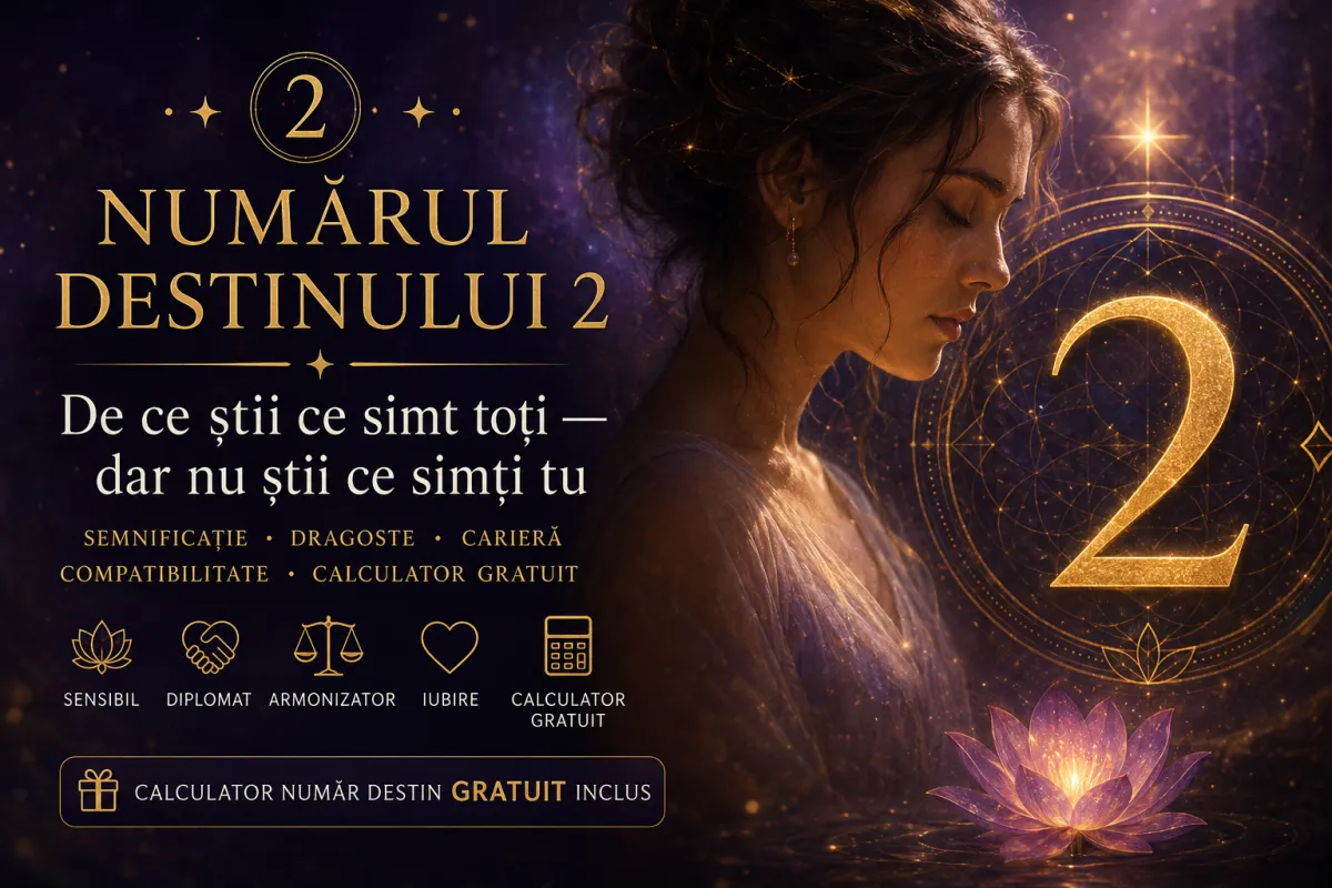 ② Numărul Destinului 2: de ce știi ce simt toți — dar nu știi ce simți tu
