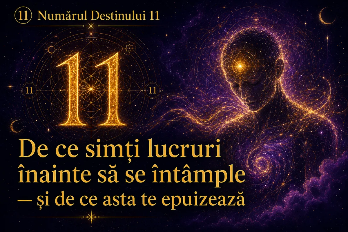 Numărul Destinului 11: de ce simți lucruri înainte să se întâmple