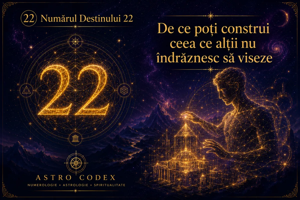 ㉒ Numărul Destinului 22: de ce poți construi ceea ce alții nu îndrăznesc să viseze