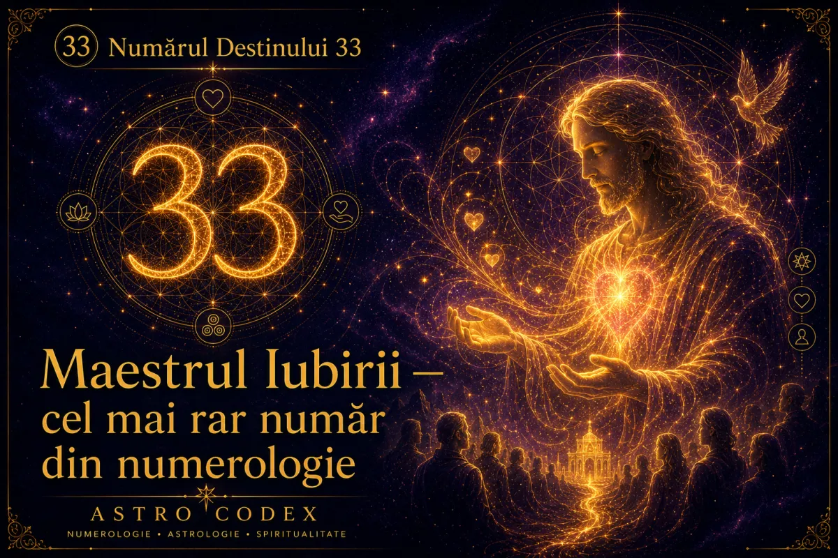 ㉝ Numărul Destinului 33: Maestrul Iubirii — cel mai rar Număr Maestru