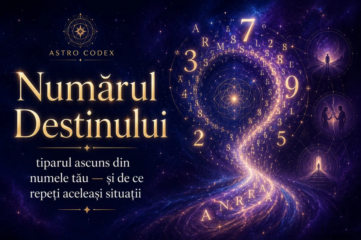 🔢✨ Numărul Destinului: tiparul ascuns din numele tău — și de ce repeți aceleași situații