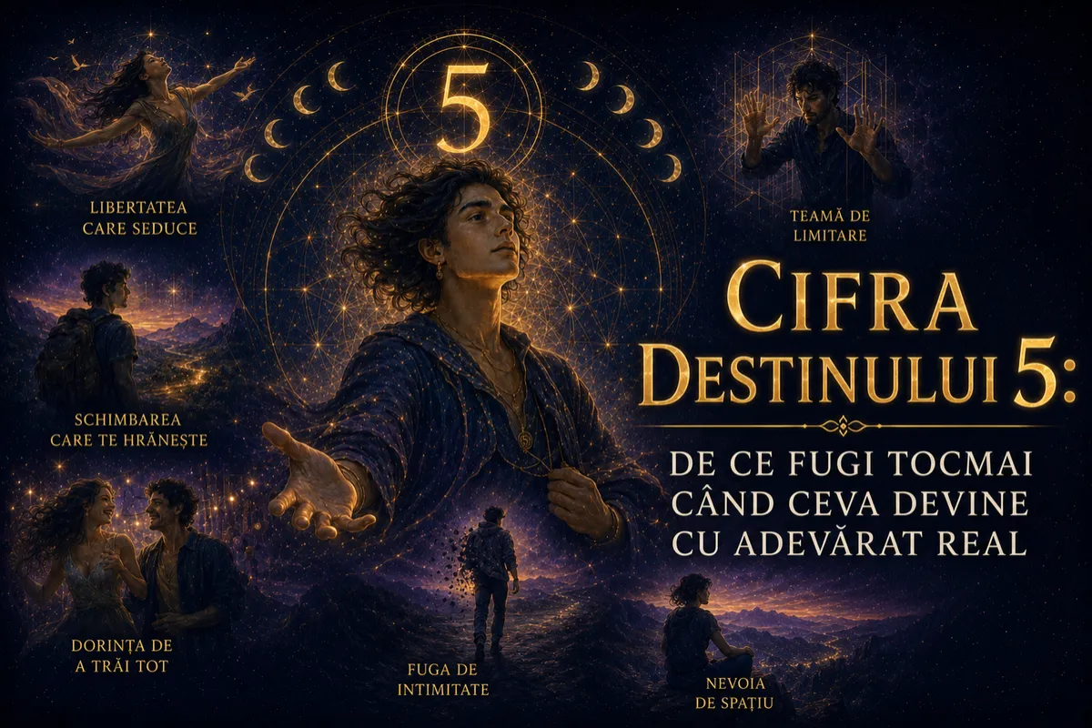 🌊 Cifra Destinului 5: de ce fugi tocmai când ceva devine cu adevărat real