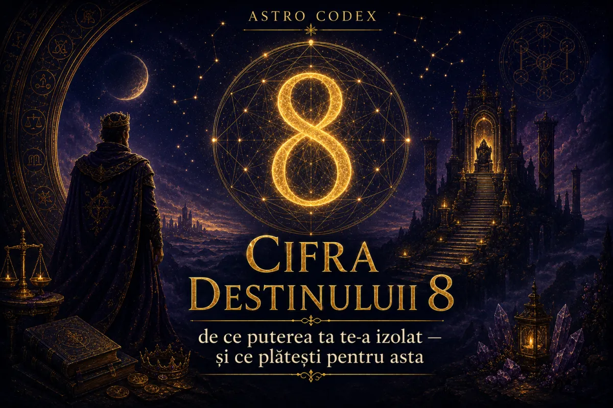 ⚡ Cifra Destinului 8: de ce puterea ta te-a izolat