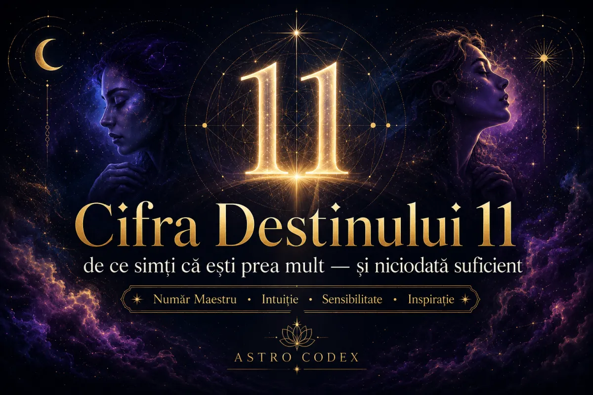 ✨ Cifra Destinului 11: de ce simți că ești prea mult — și niciodată suficient