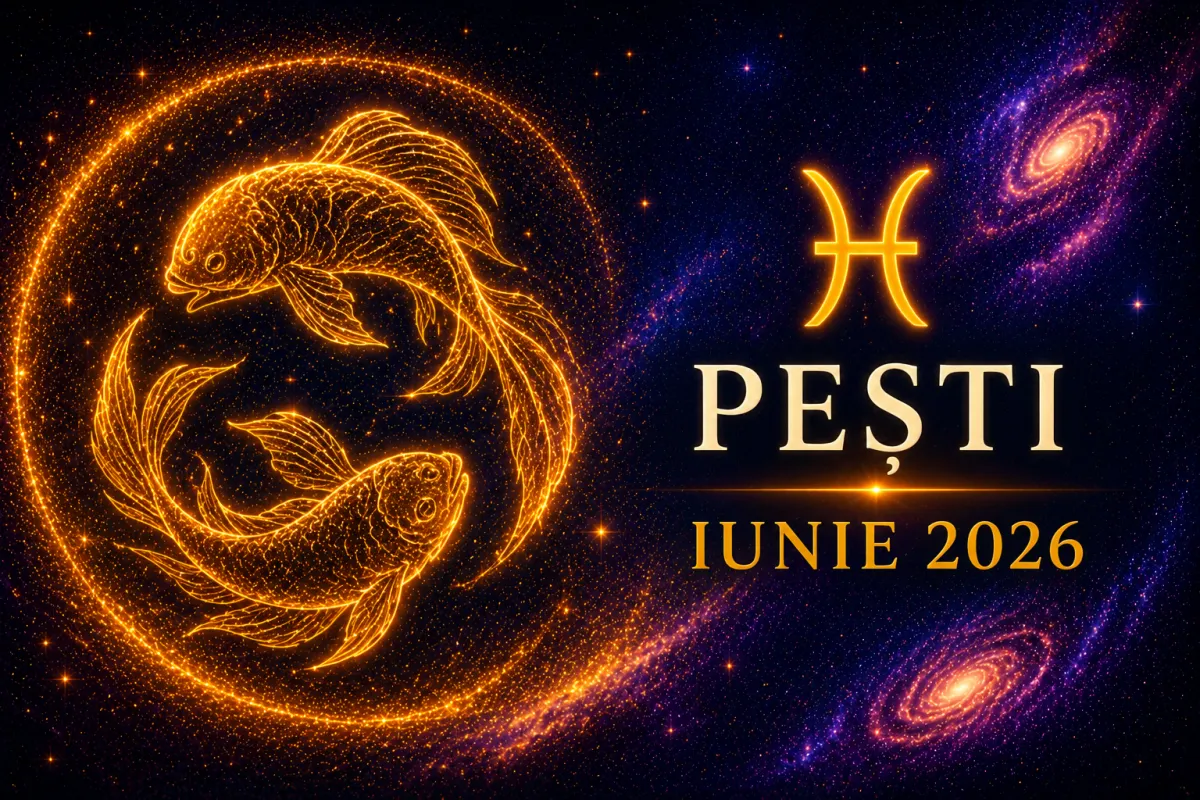 horoscop Pești Iunie 2026 - iubire, inspirație, claritate, relații, numerologie și zile favorabile
