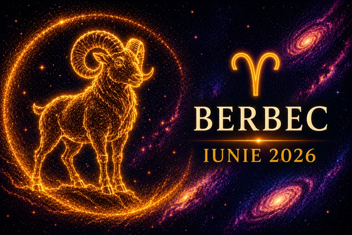 horoscop Berbec Iunie 2026 - curaj, acțiune, noi începuturi, carieră, iubire, numerologie și zile favorabile