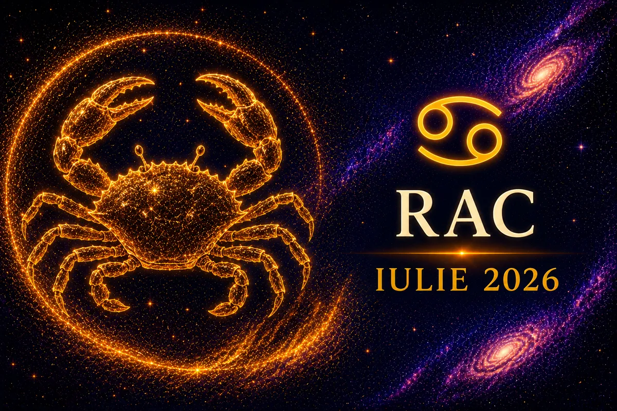 ♋Horoscop Rac Iulie 2026: Sezonul Tău la Putere Maximă — Luna Nouă În Semnul Tău şi Renaşterea Personală
