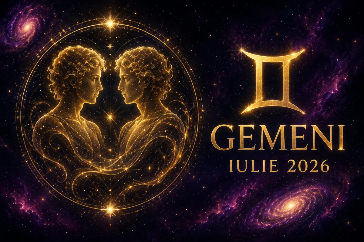 ♊ Horoscop Gemeni Iulie 2026: Mercur direct îți aduce claritate, iar energia ta cere direcție