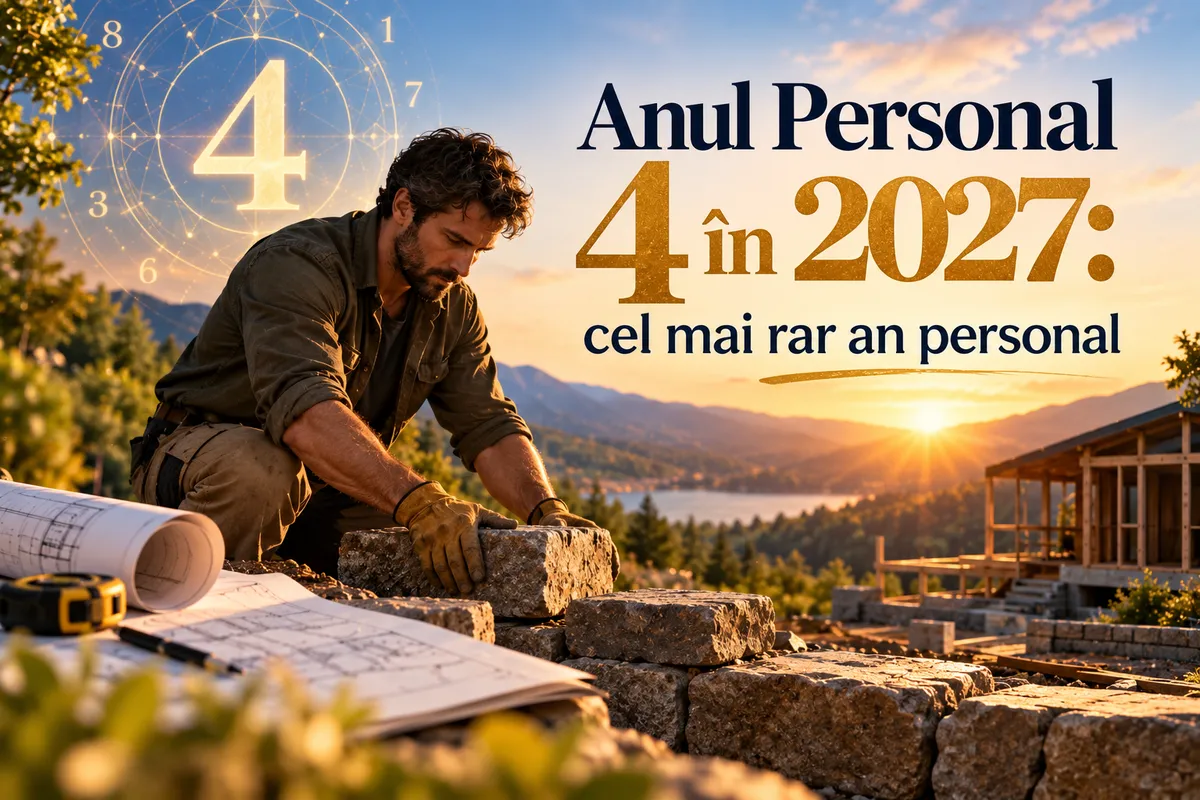 🧱 Anul Personal 4 în 2027: cel mai rar an personal