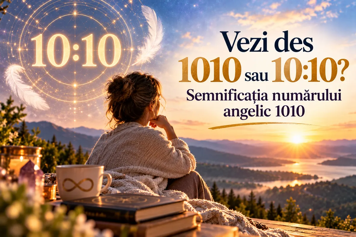 🪽 Vezi des 1010 sau 10:10? Semnificația numărului angelic 1010