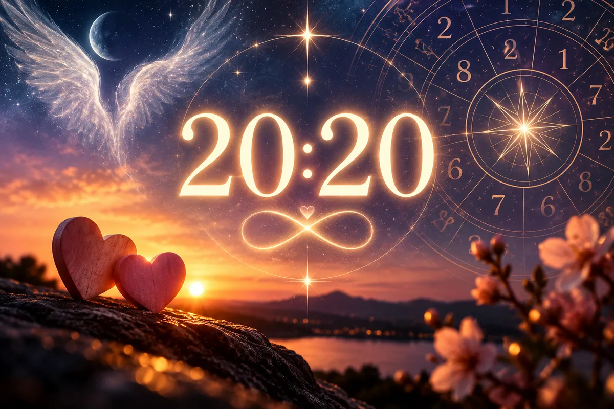 💞Ce înseamnă ora 20:20? Semnificația în dragoste și numerologie