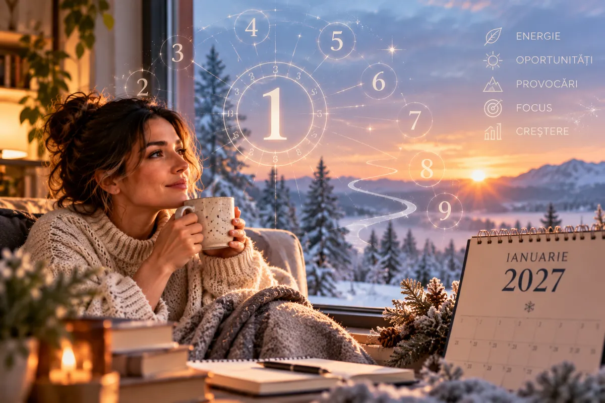 ❄️ Ianuarie 2027 în numerologie: ce îți aduce luna ta